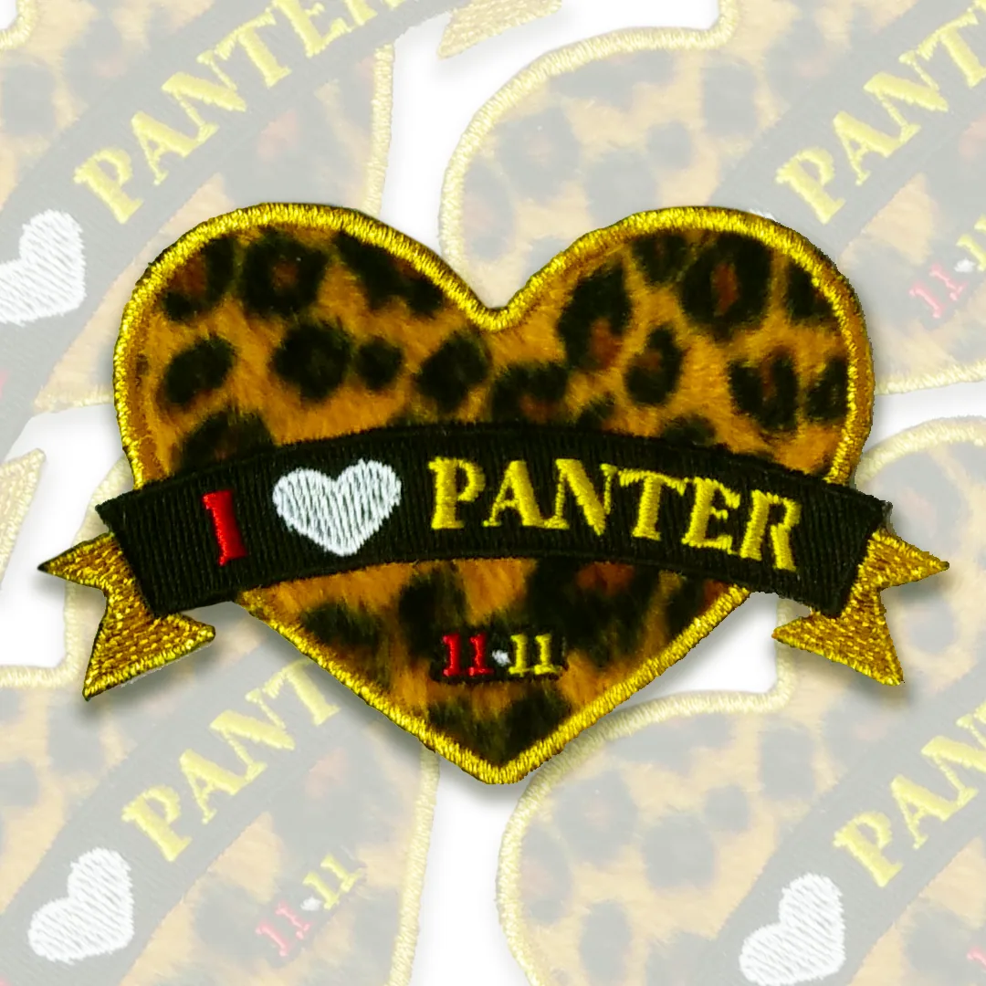 I ❤️ Panter met Fluffy Panterstof Special