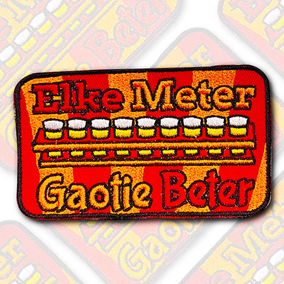 Elke Meter Gaotie Beter - Kielegat Embleem