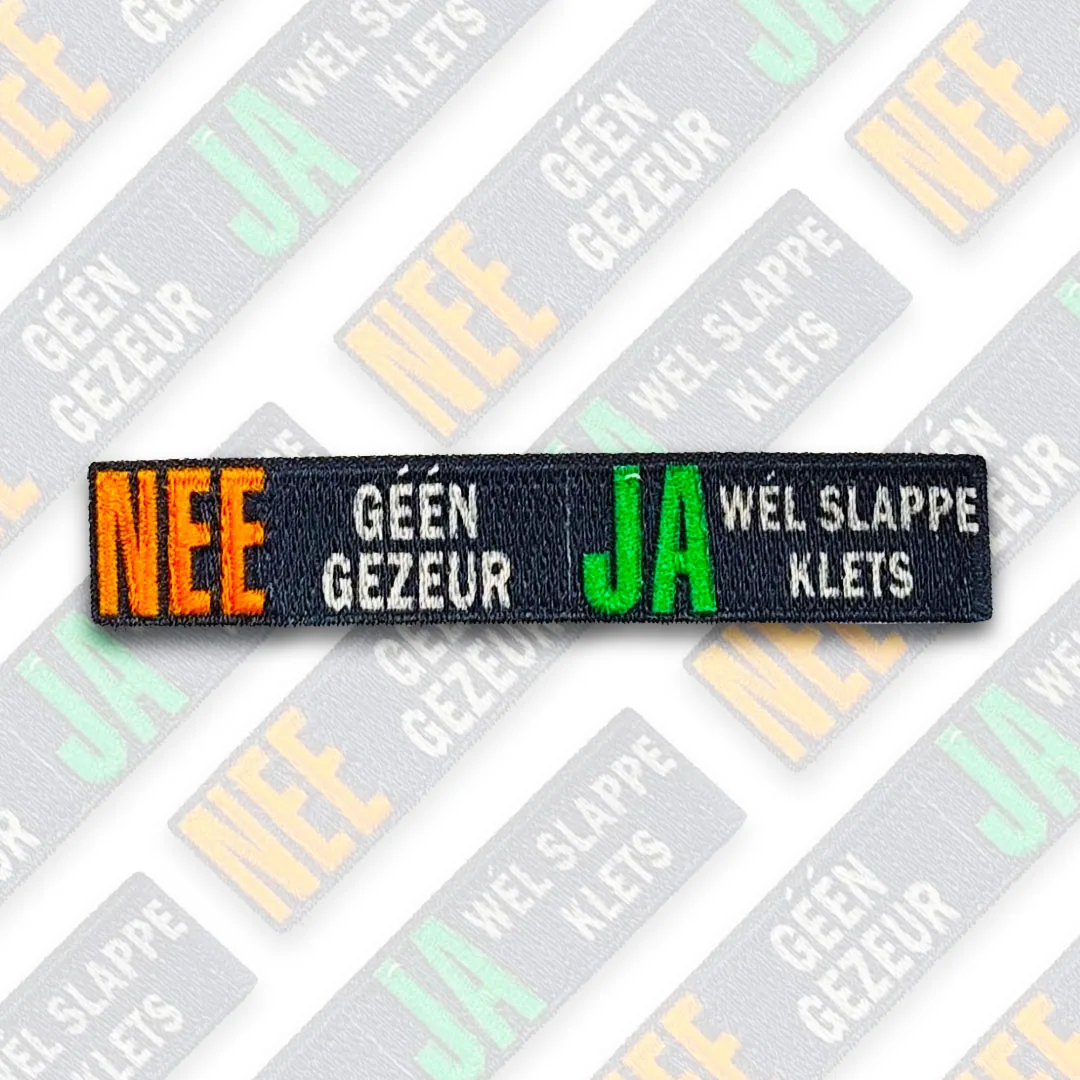 Géén Gezeur - Wél Slappe Klets embleem