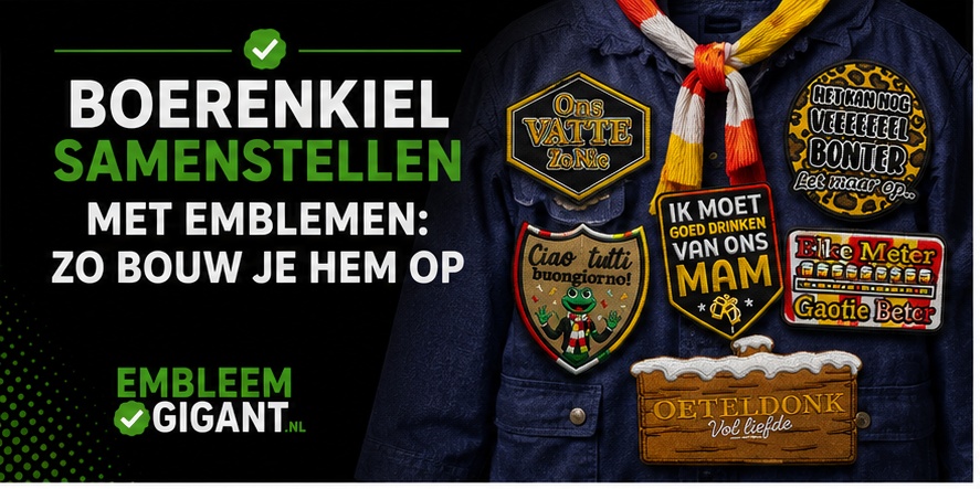 Boerenkiel samenstellen met emblemen: zo bouw je hem op